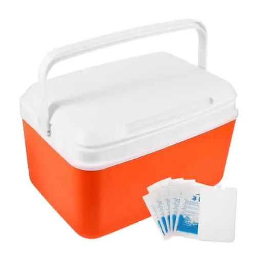 Produktbild: Sosoport 1 Set Kühlbox Camping Isolierte Tasche Picknick Kühlbox Fahrzeuge Mit Griff Angel Kühlbox Auto Lebensmittel Tragetasche Kleiner Kühlbox