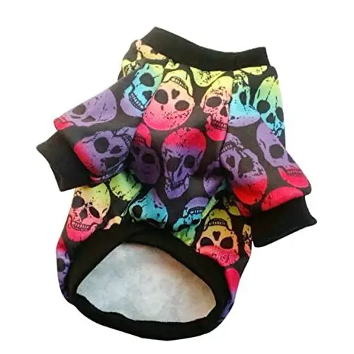 Produktbild: Sosoport 1 Stück Halloween Haustier Sweatshirt Pfote Hundemantel Hunde Hoodies Kostüm Lustiges Hundekleid Hundekleidung Chihuahua Kleidung Anzug Weste Haustier Party Kleidung