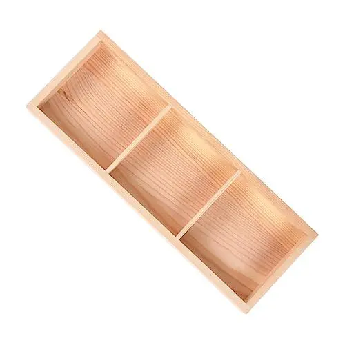 Produktbild: Sosoport 1 Stück Karton Gitterbox aus Holz Tischblumentopf Blumentopftablett Sukkulenten-Übertopf Besteckschublade aufbewahrungsdose Storage Boxes Blumentopfbehälter hölzern