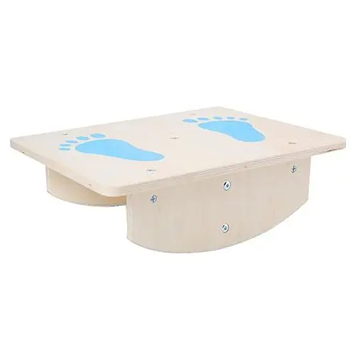 Produktbild: Sosoport 1stk Gleichgewichtstrainer Fitness-balance-board Balance-trainingsbrett Schaukelbrett Aus Holz Einbeiniger Holzstuhl Wackelbrett Aus Holz Kind Perlmutt Trainingstafel Hölzern