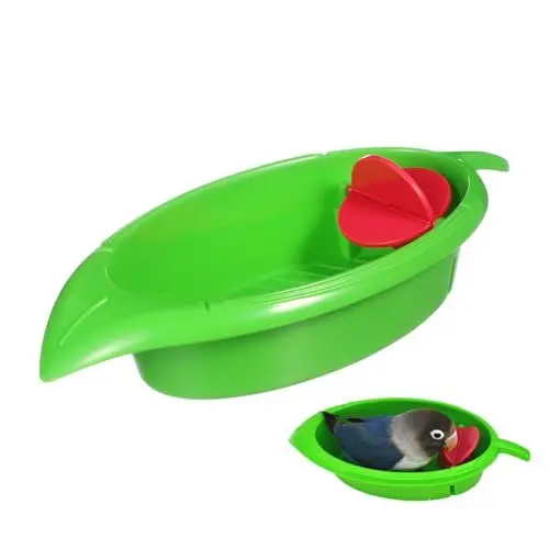Produktbild: Sosoport Innovatives Vogelbad Für Papageien Haustierbadewanne Vogeldusche Wanne Badewanne Wellensittich-wasserbad