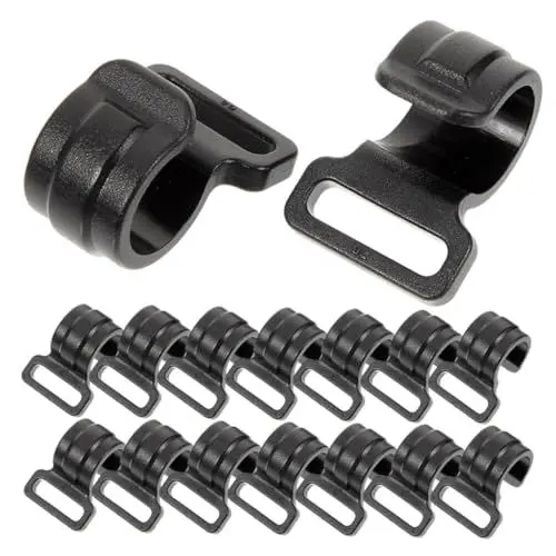 Produktbild: Sosoport Campingzelt-Haken-Set 20-teilig Kunststoff-verbindungshaken Zeltstangen-Clips Outdoor-zeltstangen Für Einfache Einrichtung Und Lagerung