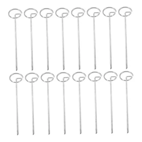 Produktbild: Sosoport 20 Stück Stahl-gartenpfähle, G-förmige Zeltpfähle, Gartennägel, Verzinkte Landschaftsklammern, Erdpfähle Für Den Landschaftsbau, Zur Sicherung Von Barrieregewebe,