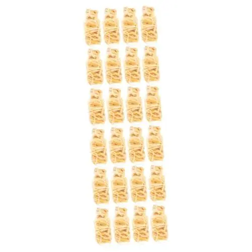 Produktbild: Sosoport 24 STK Brennholz Dicker Seilstock Tragbarer Holzkohlestarter Fett Holzkohle-pellets Brennende Feueranzünder Fatwood-stöcke Tragbarer Kamin Camping-feuerstarter Grill Wachs Suite