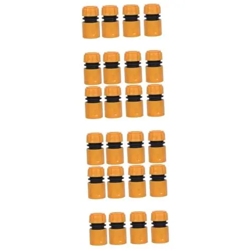 Produktbild: Sosoport 24 STK Rohrverbinder regentonne schlauchanschluss wasserleitung verbinder Schnellverschluss-Verbindungssatz Retro-Fahrradsitz wasserpfeife Bewässerungszubehör Suite