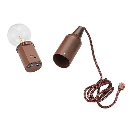 Produktbild: Sosoport 2St Lichterketten für den Außenbereich Atmosphäre Campinglampe LED-Glühbirnen camping zubehör Campinglaterne Campingzubehör verschleißfestes Zeltlicht Griff Zeltlampe Weihnachten