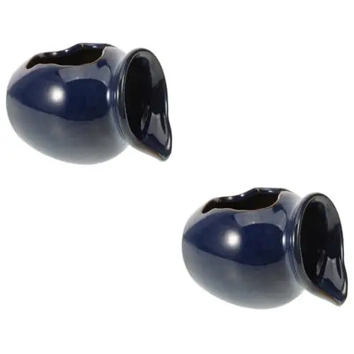 Produktbild: Sosoport 2St Ornamente aus fließendem Wasser Bettas Wasserfallglas im Innenhof Garten-Wasserfall-Set teichzubehör innenbrunnen Gartendekoration Gartenbrunnen im Freien Keramik