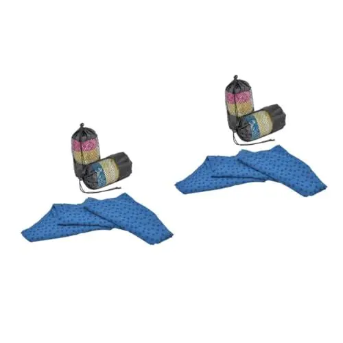 Produktbild: Sosoport 2St Pilates-Decke Faltbare Yogamatte Yogadecke elastische yogamatte rutschfeste Trainingsmatte Yoga-Essen Decke für Fitnessmatte Waschmaschinenfest Yoga Matte Yoga-Decke