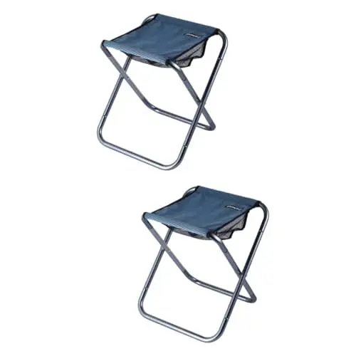 Produktbild: Sosoport 2St Portable Chair klappbarhocker Fishing Chair campingstühle gartenstüh auflagen gartenstuhl Multifunktionshocker Beach Chairs beachstuhl gsrtenstuhl Falten Sitz Campingstuhl Bahn