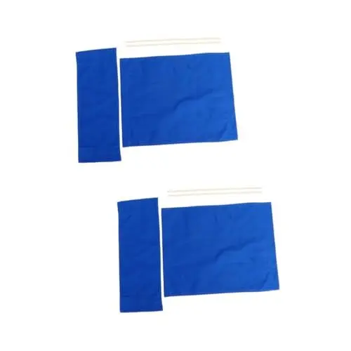 Produktbild: Sosoport 2St Regiestuhl Campingstuhl Outdoor-Stuhl Falten Liegestuhl stühle Klappstuhl Hocker Stuhlversorgung Mehrfarbig Schemel Rückenlehne Chaiselongue Sitz Segeltuch