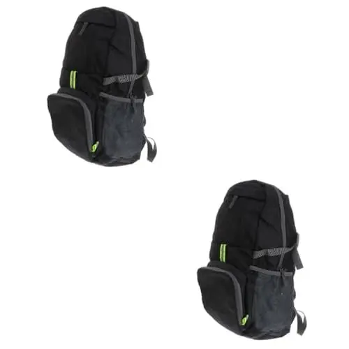 Produktbild: Sosoport 2St Reisetasche handtasche the tote bag schultergurt tasche schulterholster tasche handbags wasserdichte Rucksäcke Campingtasche Rucksack zum Bergsteigen Rucksack zum Campen Black