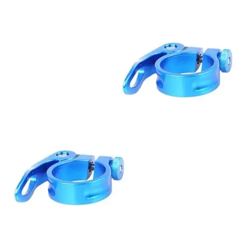 Produktbild: Sosoport 2St Sattelstützenklemme mountainbike zubehör fahrradsattelstütze Sattelstützen-Schnellspanner Fahrradsattelklemme Aluminiumlegierung Fahrradsitz Sitzklemme Schlauchgürtel