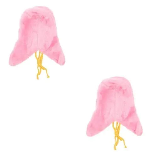 Produktbild: Sosoport 2St Vogelnest Papagei Hängenest Vogel Ecknest hängendes Nest für Vögel winterwarmes vogelhaus Kap-Nest vogelkäfig Birdcage Vogel Warmer Umhang Papageienbett für Käfig Flanell Rosa