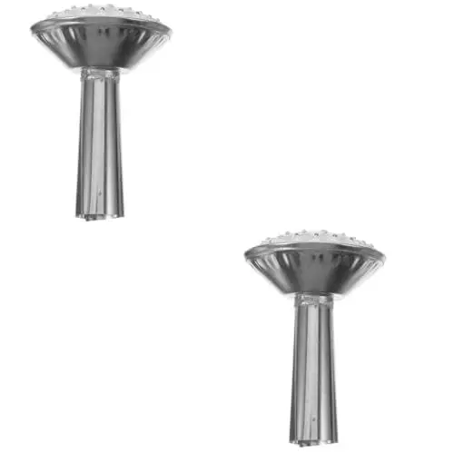 Produktbild: Sosoport 2St Wasserflaschendüse ausstecher Rentier Nozzle bewässerung Topf Faucet pflanzenpflege taps kanne Bonsai-Wasser kann Kopf Adapter für Bonsai-Wasserkanister Rostfreier Stahl Silver