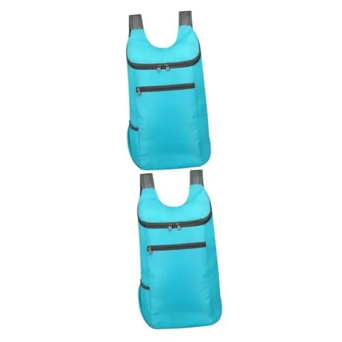Produktbild: Sosoport 2St faltbarer Rucksack Wanderrucksack reisetasche Rucksack aus Polyester Herren wasserdichter rucksack Rucksäcke Reiserucksack Rucksack im wasserdichten Design Fahrradrucksack