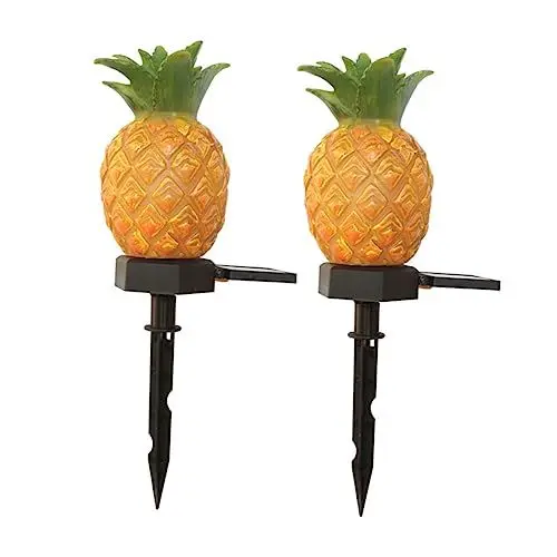 Produktbild: 2St halloween beleuchtung zaunbeleuchtung wegbeleuchtung solar gartenlampe partybeleuchtung pool beleuchtung solarleuchten für außen Kaktus Landschaftslichter Pflanzenlicht Rasen