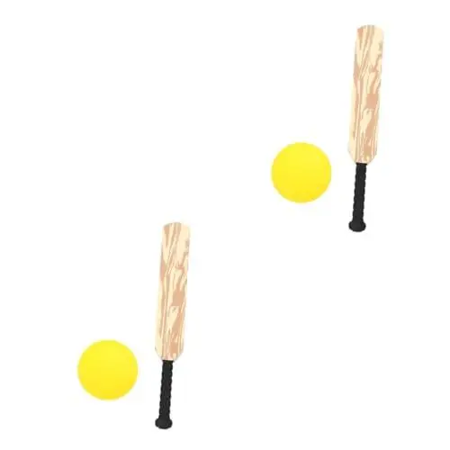 Produktbild: Sosoport 2 Sätze Baseball-Spielzeug Cricket-Set für Kinder Schläger Mini-Cricket Cricket-Sport Cricket-Kit interaktives brettspiel Cricket Set Kinder Kricket Spielen Hinterhofgrille Plastik