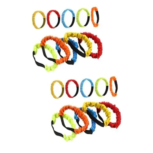 Produktbild: Sosoport 2 Sätze Gurt Spaß Fasching Spiele Team-Building-Spiele Matches Teambuilding Spiele Sportbedarf Dreibeinlauf Band Relais Rennen Liefert Spiel-Requisiten Oxford-Stoff 10 Stück * 2