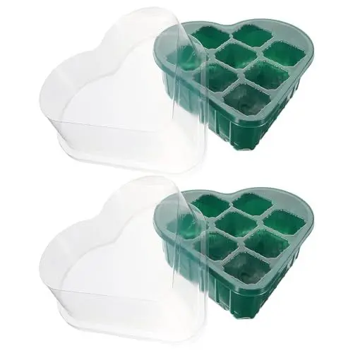 Produktbild: Sosoport 2 Sätze Stand Pflanzen Wachsen Tasse Starterschale Für Saatgut Sprießen Anlage Tabletts Pflanzen-kit Bausatz Pflanzensamen Pflanzzubehör Verbreiter Bausätze Sämling Green Plastik