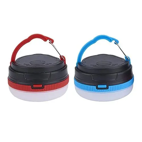 Produktbild: Sosoport 2 Stk Bootsausrüstung Campinglampe für den Innenbereich Arbeitslicht arbeitsleuchte Campinglaterne Campinglampe mit Lampenschirm Zeltlampe im Freien LED Lagerfeuer Arbeitslampe