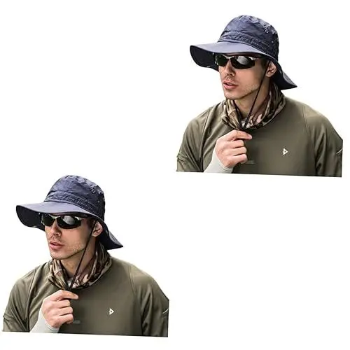 Produktbild: Sosoport 2 Stück Schirmmütze Für Herren Herren-Eimerhut Schattenhüte Für Herren Schirmmütze Sonnenschutzhut Faltbarer Sporthut Angelmütze Fischerhut Fischerhut Sonnenblende