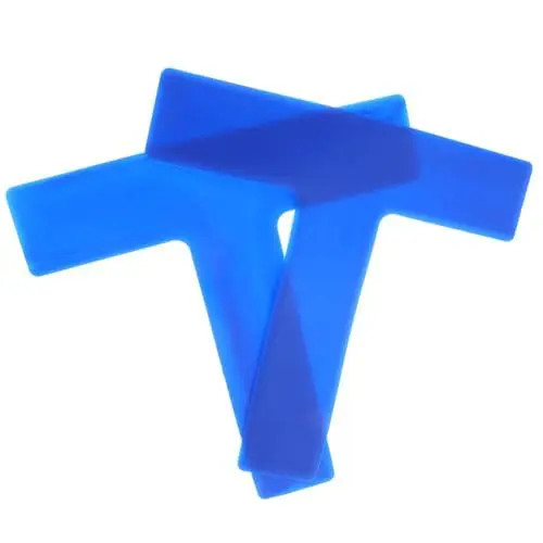 Produktbild: Sosoport 2 Stück Trainingsmarkierungen Basketballplatzmarkierungsset Tennistraining Punktmarkierung Punktmarkierung Pad Fußballtraining Bodenmarkierung Fußballtrainingsschilder