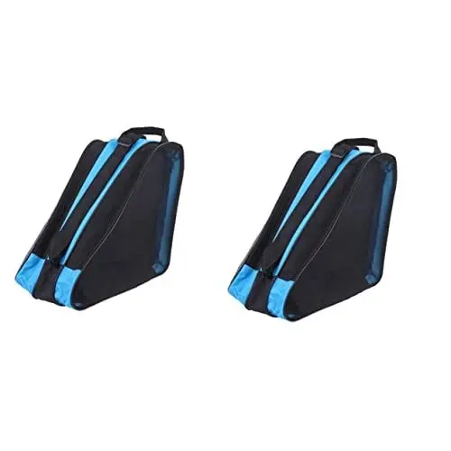 Produktbild: Sosoport 2 Teilige Dreieckige Tasche Für Rollschuhlaufen Skaten Tragetasche Rollschuhschuhe Für Kinder Sport Tragetaschen Skate Stiefel Aufbewahrung Rollschuh Organizer Skate Roller