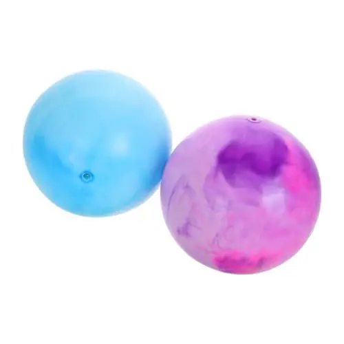 Produktbild: Sosoport 2st Aufblasbarer Schlägerball Aufblasbare Wasserball-Disco Pilates-zubehör Kleiner Gymnastikball Für Zwischen Den Knien Yoga-Ball Aufblasbares Balldekor Kleiner Hüpfball PVC