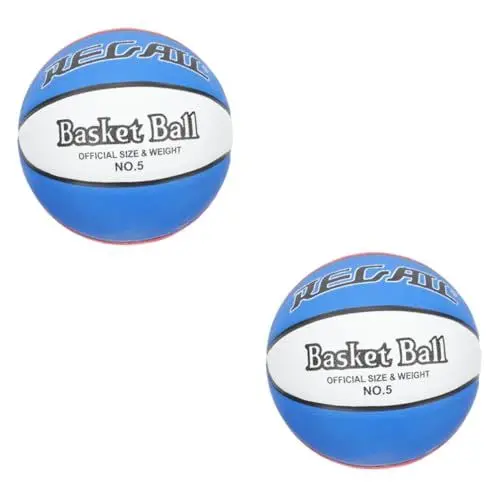 Produktbild: Sosoport 2st Basketball Im Wasser Basketball-trainingsstütze Basketballkorb Im Schwimmbad Wasserball Aufblasen Kinderbasketball Dauerhaft Student Mit Dem Ball Gummi