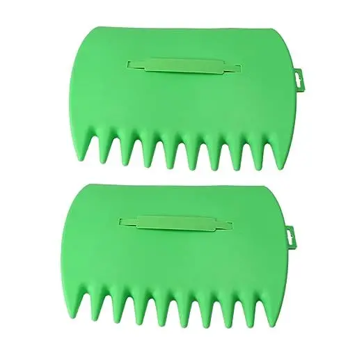 Produktbild: Sosoport 2st Falllaubrechen Hinterlässt Reinigungswerkzeuge Grubber Rechen Müllgreifer Müllschaufel Blattpflücker Rasen Rechen Laubrechen Für Den Garten Gartenrechen Mülleimer Handlich