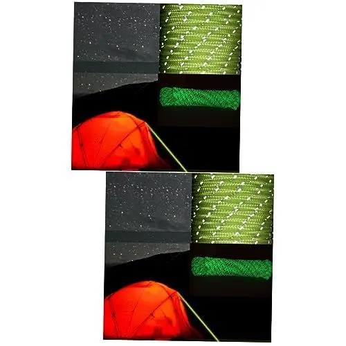 Produktbild: Sosoport 2st Reflektierendes Seil Leuchtende Schnur Reflektierende Schnur Leuchtendes Seil Camping