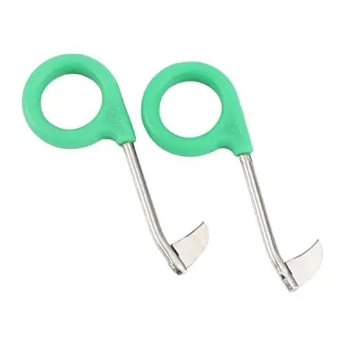 Produktbild: Sosoport 2st Ringschneidemesser Ringabisoliermesser Schneidschere Grüne Schnittwerkzeuge Handschneider Baumringschäler Pfirsichbaum-ringschneider Gartenschere Florist Traube Plastik Cutter
