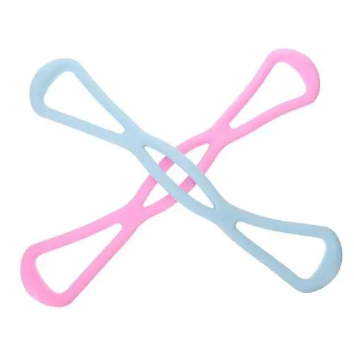 Produktbild: Sosoport 2st Spannband Übungsbandage Geschmeidiger Rückenexpander Rückentrainer Trainingsgerät Für Frauen Muskelexpander Für Frauen Armzugtrainer Haushalt Fitness TPR Übungsleiter