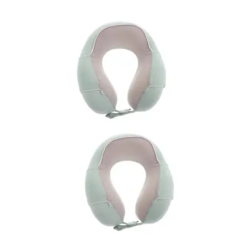 Produktbild: Sosoport 2st U-förmiges Kissen U-förmiges Nackenkissen Flugzeugreisekissen Flugzeug Schlafkissen Reise Nackenkissen Schreibtischkissen Nacken Reisekissen Polyamidfaser (nylon)