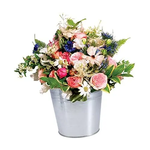 Produktbild: Sosoport 3St Blumentopf aus Zinn Mini-Pflanzgefäß Mini verzinkte Milchkanne Blumentopf-Dekor Mini-Eimer Pflanzer Blumenkübel Pflanztöpfe Eiseneimer Gartendekoration Metall schmücken Trommel