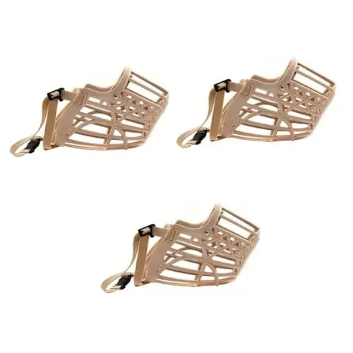 Produktbild: Sosoport 3St Haustierbedarf für Hunde, Reiseset Hundetaschen für Hundereisetaschen Gürtel Dog Muzzle hundemaulkörbe Maulkorbleine für Hunde Maulkorb für Hunde Leder Schnauze Haustierzubehör