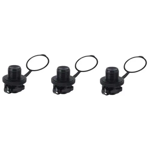 Produktbild: Sosoport 3St Ventil für Schlauchboote Bootsventile Bootszubehör Luftpumpe Bootsstecker Terrarienschale Kajak Spiralventile Luftventile für Boote Matratze Abs