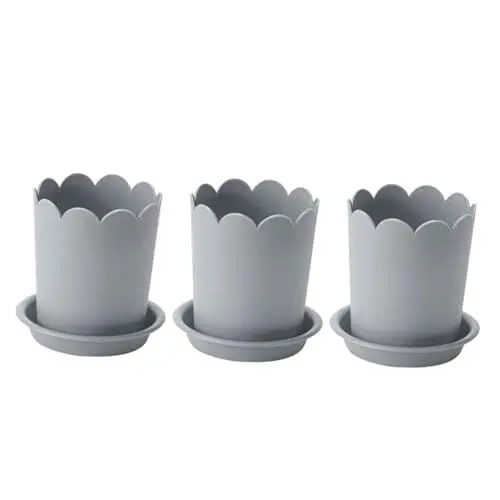 Produktbild: Sosoport 3 Sätze Blumentopf zimmerpflanzen Blumentöpfe blumrntopf Terrassenpflanzen pots Set Pflanztopf für Gartenblumen Pflanzkübel für den Kindergarten Mehrzweck Saftige Sämlinge Plastik