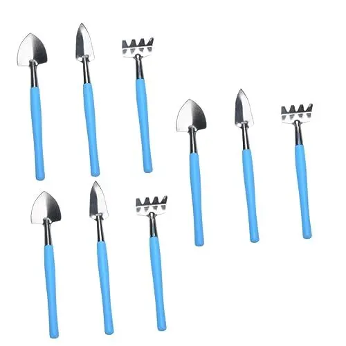 Produktbild: Sosoport 3 Sätze STK Kidcraft-spielset Kinderhandwerk Spielzeug Für Kinder Mini-Kelle Gartenwerkzeug Schaufelschaufel Spielset Für Kinder Mini-umpflanzwerkzeuge Werkzeugkasten Eisen