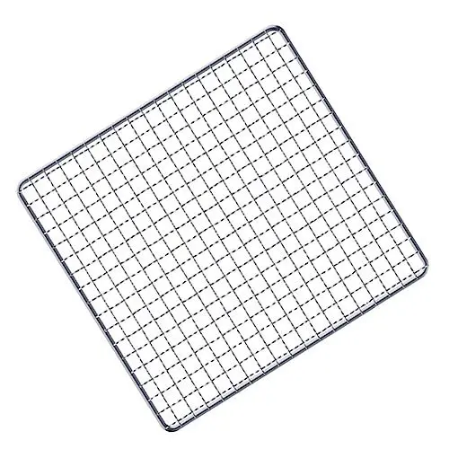 Produktbild: Sosoport 3 Stk Grillgitter aus Edelstahl grillrost ersatz Gasgrill Backformen Bratpfanne mit Antihaftbeschichtung Grillbesteck aus Edelstahl Backmatte gegrillten Fisch Mesh-Pad Sal Zubehör