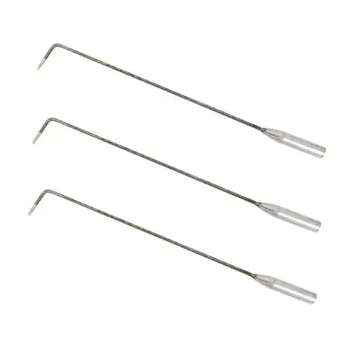 Produktbild: Sosoport Camping-Werkzeug-Set 3-teilig Stahl Feuerstelle Schürhaken Grillzubehör Für Kamine Grills Lagerfeuer