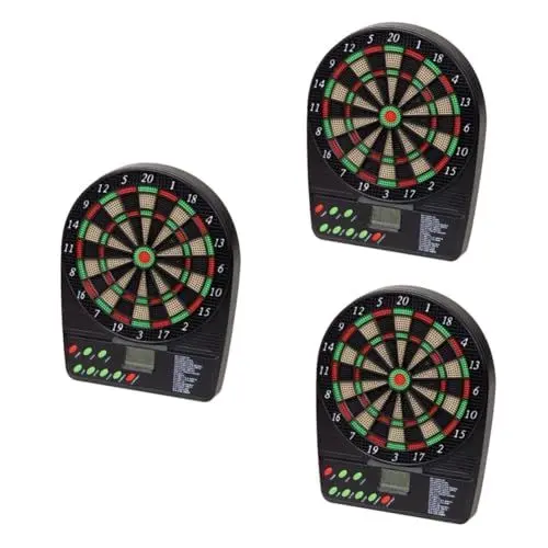 Produktbild: Sosoport 3st Elektronische Dartscheibe Automatische Anzüge Weiche Anzüge Turnier Dartscheibe Dartscheibe Darts Spielen Gamelit Kind Sanft Batterie