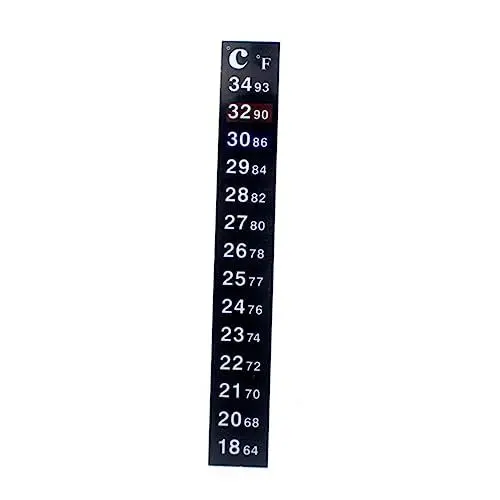 Produktbild: Sosoport 3st Patch-thermometer Für Aquarien Bierstreifen Aufkleber Für Fischbecken Brühstreifen Aquariumthermometer Aquarienwasser Zubehör Wasserthermometer Schildkrötenbecken