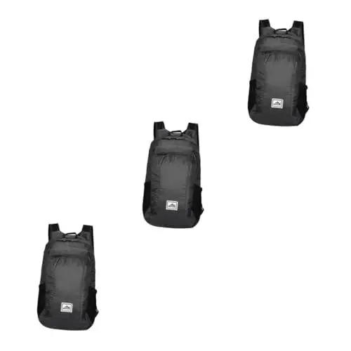 Produktbild: Sosoport 3 Stücke Sport Rucksack Kompakte Leichte Wandern Camping Reisen Große Lagerung