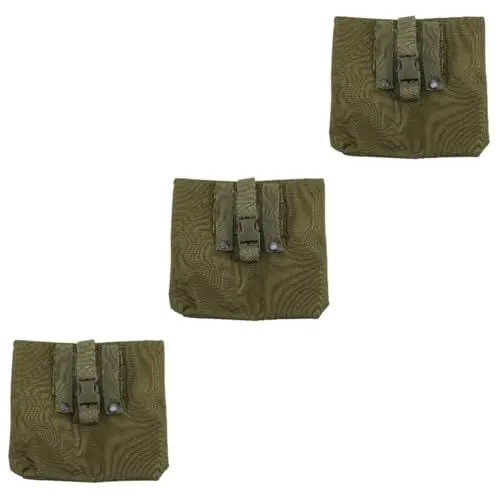 Produktbild: Sosoport 3st Taktische Faltbare Gürteltasche Notfalltasche Pflegetasche Medizinische Aufbewahrungstasche Taillen-Handytasche Kleinigkeiten Tasche Medikamententasche Aufreißbeutel Nylon