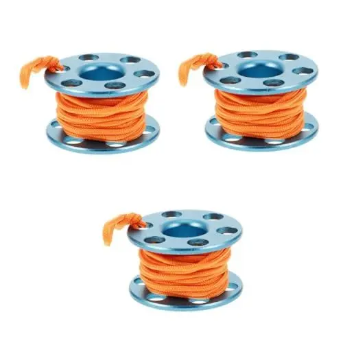Produktbild: Sosoport 3st Tauchrolle Fingerspulenrolle Fingerrolle Zum Tauchen Kompakte Tauchspule Scuba-fingerspule Tauchspule Rolle Kompakte Fingerspule Nylon-seil
