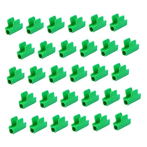 Produktbild: Sosoport 40st Membranschnalle Klemmen Für Filmschnallen Beschattungsnetz Stangenclips Gewächshausklammern Filmklemmen Tunnelreifenklemmen Filmausschnitte Kunststoffklammern Stangenklemme Pp