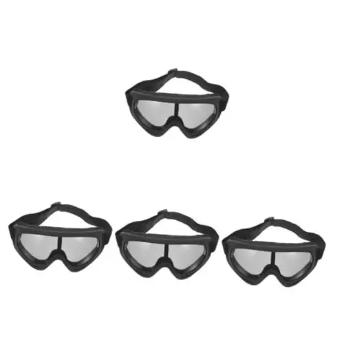 Produktbild: Sosoport 4 Paar Winddichte Skibrillen Fahrradbrillen Motorradbrillen Schutzbrillen Für Fahrräder Dirtbike Brillen Schutzbrillen Arbeitsbrillen Ski Sonnenbrillen Kinder Motocross