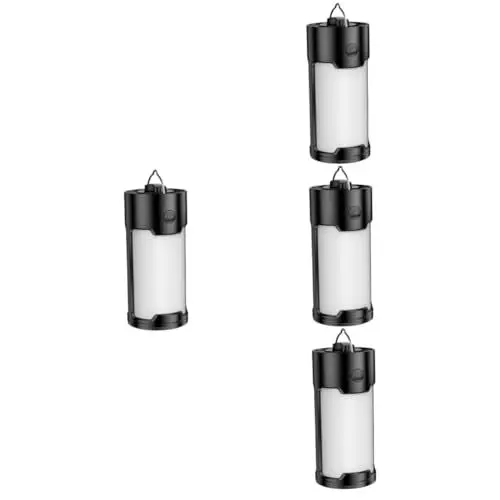 Produktbild: Sosoport 4 Sätze Campingbeleuchtung Campinglaterne portable light camping light notleuchte tragbare Zeltlampe Zeltleuchten für Camping Außenlampe Multifunktions-Campinglicht Plastik abs
