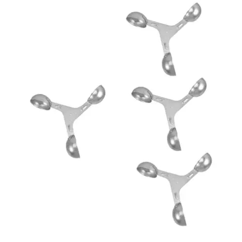 Produktbild: Sosoport 4 Stück Anemometersensor sprans luftmengenmesser Windmesser Werkzeug zum Messen der Windgeschwindigkeit Windmessung 3-Cup Windmessteil Windblatt Windfahne Aluminiumlegierung
